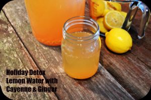 Ginger Cayenne Lemon Detox Water